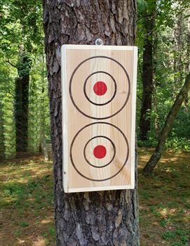 KNIFE THROWING TARGET, Double Sided - 22" x 11 1/2" x 3" Only $79.99 #444